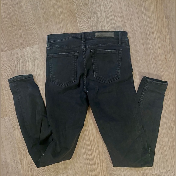 Frame Denim Le Skinny Size 26 Black - Picture 3 of 3
